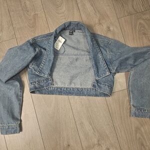 Jean crop jacket